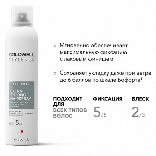 Лак экстра сильной фиксации - Goldwell Stylesign Extra Strong Hairspray 5